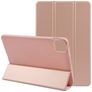 Mobigear Tri-Fold Gel Coque iPad Pro 11 Pouces (2024) Etui en TPU,Similicuir - Rose doré