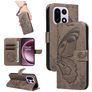Mobigear Butterfly Housse OnePlus 15 Etui Porte-Monnaie - Gris