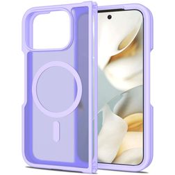 Mobigear Shockproof Google Pixel 10 Pro Fold MagSafe Plastique rigide Coque arrière - Violet