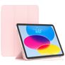 Mobigear Tri-Fold Gel Coque iPad 11 (2025) Etui en TPU,Similicuir - Rose
