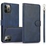Mobigear Wallet Housse iPhone 16 Pro Etui avec Coque Détachable Porte-Monnaie - Bleu