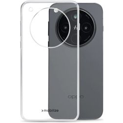 Mobilize Gelly Coque Transparente OPPO Find X8 Coque arrière en TPU Souple - Transparent