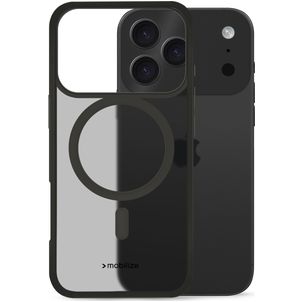 Mobilize Hybrid Pro Coque iPhone 17 Pro Max MagSafe Coque arrière Rigide Anti-Chocs - Noir