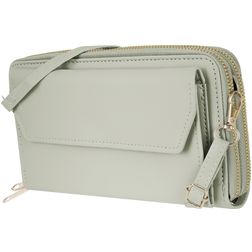Antonio Fonzo Crossbody Clutch Sac téléphone - Large - Vert