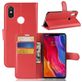 Mobigear Classic Housse Xiaomi Mi 8 SE Etui Porte-Monnaie - Rouge