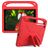 Mobigear AeroArmor Coque iPad 8 (2020) Coque de tablette pour enfants avec Poignée Enfants en EVA + Porte-crayon - Rouge