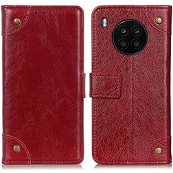 Mobigear Ranch Housse HONOR 50 Lite Etui Porte-Monnaie - Bordeaux