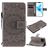 Mobigear Sunflower Housse iPhone 12 Etui Porte-Monnaie - Gris
