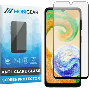 Mobigear Premium Samsung Galaxy A04s Verre trempé Protection d'écran - Compatible Coque - Noir