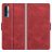 Mobigear Slim Magnet Housse TCL 20S Etui Porte-Monnaie - Rouge