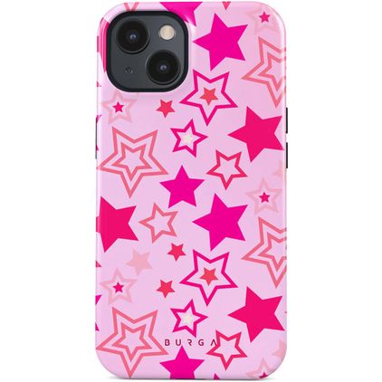 Burga Tough Coque iPhone 14 Coque arrière Rigide Anti-Chocs - Plastic Sky