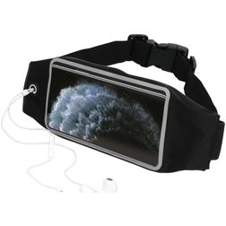 Mobiparts Comfort Fit Belt Brassard Téléphone iPhone 11 Pro Ceinture Coque de Sport en Neoprène - Noir