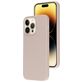 Mobiparts Coque iPhone 14 Pro Max Coque arrière en Silicone - Soft Salmon