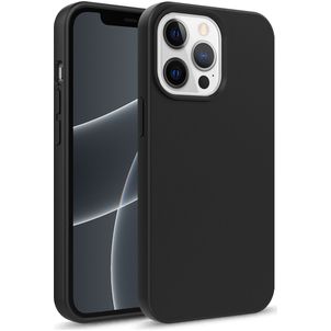 Mobigear Bio Coque iPhone 14 Plus Coque arrière en Eco-Friendly - Noir