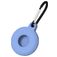 Mobigear Circle Key Coque Apple AirTag Porte-clés en en TPU Souple - Denim Blue