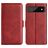 Mobigear Slim Magnet Housse Google Pixel 6a Etui Porte-Monnaie - Rouge