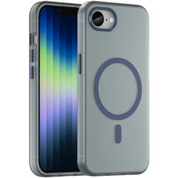 Mobigear Shockproof Coque iPhone 16e MagSafe Coque arrière Rigide - Dark Blue