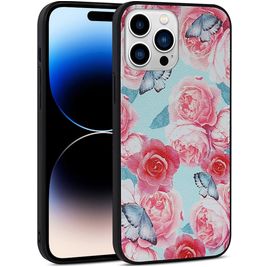 Mobigear Flowers Coque iPhone 14 Pro Max Coque arrière Rigide - Model 3