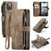Caseme C30 Housse iPhone 14 Etui Porte-Monnaie - Marron