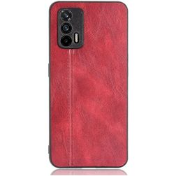 Mobigear Stitch Coque Realme GT Coque arrière - Rouge