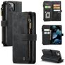 Caseme C30 Housse iPhone 13 Etui Porte-Monnaie - Noir