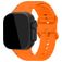 Mobilize Buckle Bracelet Silicone Apple Watch Fermeture boucle ardillon - 49/46/45/44 mm - Orange