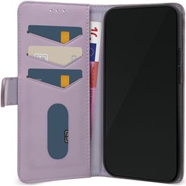 Mobilize Premium Gelly Wallet Housse iPhone 12 Pro Etui Porte-Monnaie - Violet