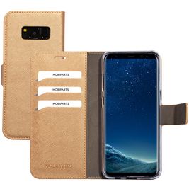 Mobiparts Saffiano Wallet Housse Samsung Galaxy S8 Etui Porte-Monnaie - Copper