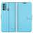 Mobigear Classic Housse Motorola Moto G60 Etui Porte-Monnaie - Bleu