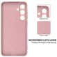 Mobigear Rubber Touch Coque Samsung Galaxy S25 FE Coque arrière en Silicone - Rose