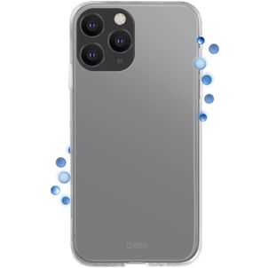 SBS Bio Shield Coque iPhone 12 Pro Max Coque arrière en Eco-Friendly - Noir