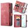 Caseme 008 Housse Samsung Galaxy S20 Etui avec Coque Détachable Porte-Monnaie - Rouge