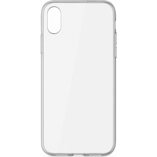Mobigear Ultra Thin Coque Transparente iPhone XS Coque arrière en TPU Souple Extra-fin - Transparent