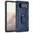 Mobigear Armor Ring Coque Google Pixel 6 Coque arrière Rigide Anti-Chocs avec Anneau-Support - Bleu