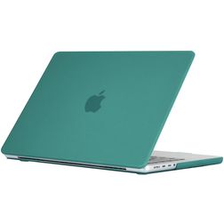 Mobigear Matte MacBook Pro 14 Pouces (2021-2026) Coque - Vert foncé - Model A2442 / A2779 / A2918 / A2992 / A3401 / A3112 / A3434 / A3427 / A3426