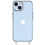 Mobigear Mix & Match Transparent iPhone 14 TPU souple Coque avec cordon - Transparent