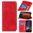 Mobigear Classic Elegance Housse iPhone SE (2022) Etui Porte-Monnaie - Rouge