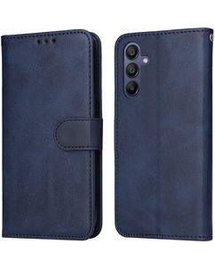 Mobigear Wallet Housse Samsung Galaxy A17 Etui Porte-Monnaie - Bleu