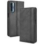 Mobigear Sensation Housse TCL 20L Plus Etui Porte-Monnaie - Noir