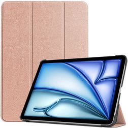 Mobigear Tri-Fold Coque iPad Air 11 Pouces (2024) Etui - Rose doré