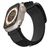 Mobigear Outdoor Bracelet Nylon pour Apple Watch Fermeture velcro - 42/41/40/38 mm - Noir