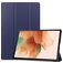 Mobigear Tri-Fold Samsung Galaxy Tab S7 FE Étui - Bleu foncé