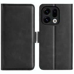 Mobigear Slim Magnet Housse OPPO Find X9 Etui Porte-Monnaie - Noir