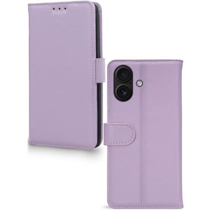 Mobilize Premium Gelly Housse iPhone 17 Etui Porte-Monnaie - Violet