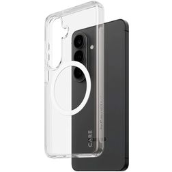 CARE by PanzerGlass Urban Explorer Coque Transparente Samsung Galaxy S26 MagSafe Coque arrière Rigide Anti-Chocs - Transparent