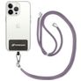Mobigear Lanyard - Cordon de téléphone universel ajustable - Platinum Grey