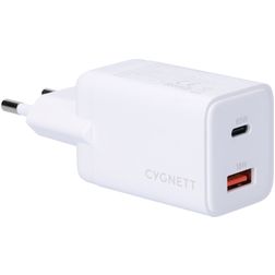 Cygnett Powerplus - Double USB / USB-C Power Delivery 65W - Blanc