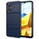 Mobigear Brushed Slim Coque POCO M5 Coque arrière en TPU Souple - Bleu Marin