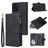 Mobigear Zipper Housse iPhone 12 Pro Max Etui Porte-Monnaie - Noir