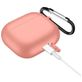 Mobigear Classic Coque Apple AirPods 3 Coque en Silicone Souple - Orange
